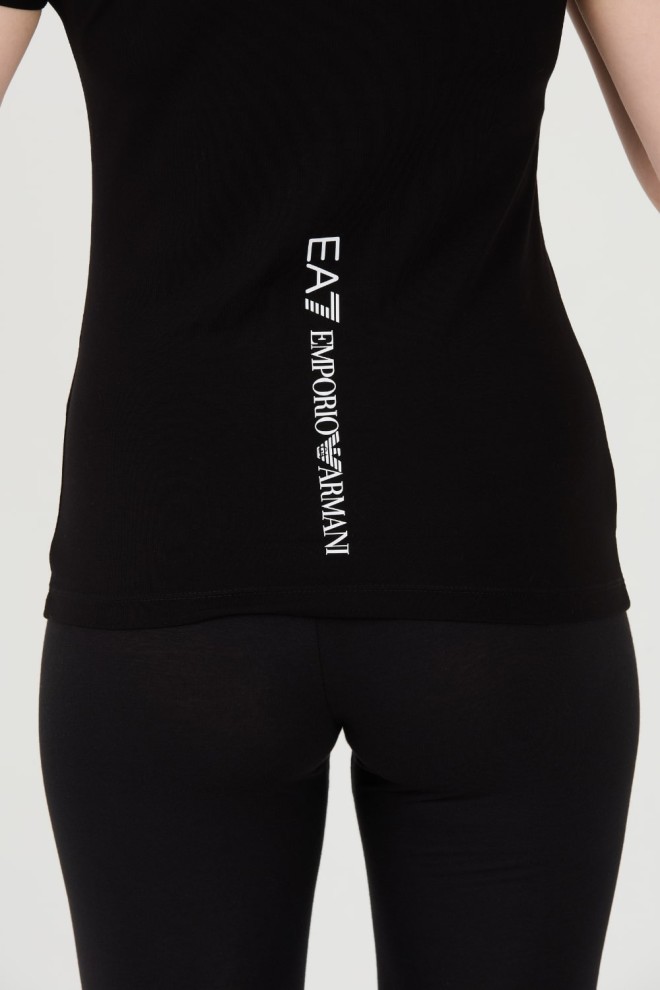 EA7 Tricou negru pentru femei