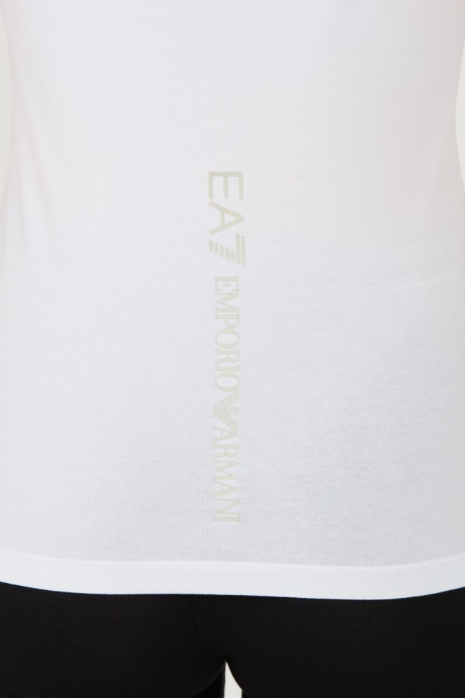 EA7 Black t-shirt with silver logo