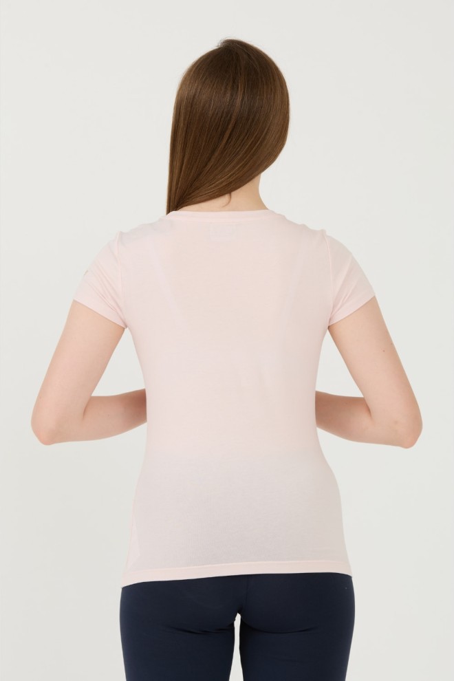 EA7 Tricou roz pentru femei