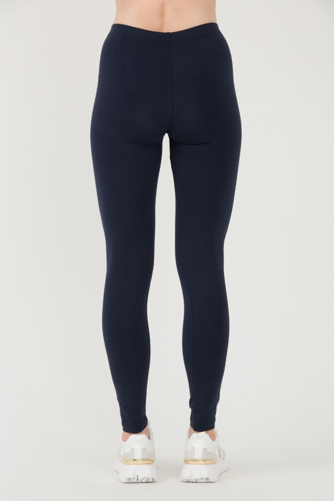 EA7 Navy blue leggings with small logo