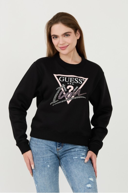 GUESS Czarna bluza Icon