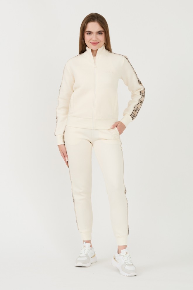 Pantaloni de trening pentru femei GUESS Beige Britney Jogger