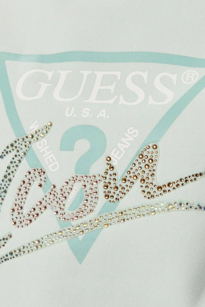 Hanorac GUESS Mint Icon pentru femei