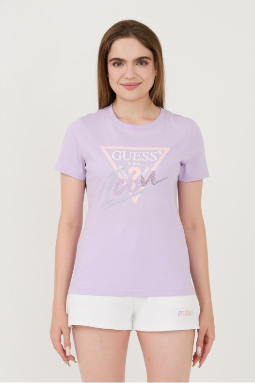 Футболка GUESS Lavender Icon