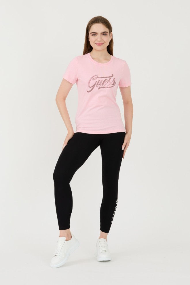 GUESS Roz Femei bumbac Stones&embro Tee