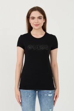 GUESS Czarny t-shirt...