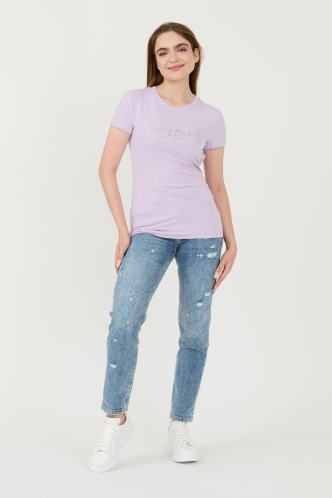 GUESS Lavender Sangallo Tee