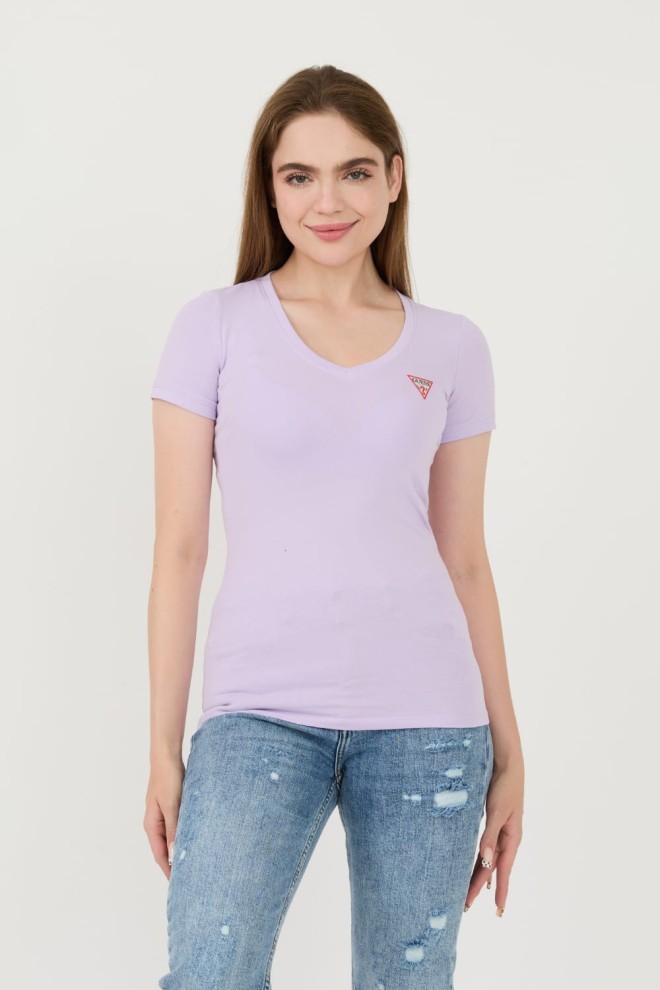 GUESS Lavender Mini Triangle Tee