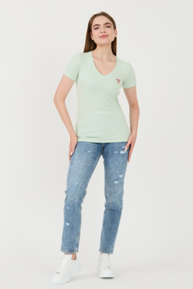 GUESS Mint Mini Triangle Tee pentru femei