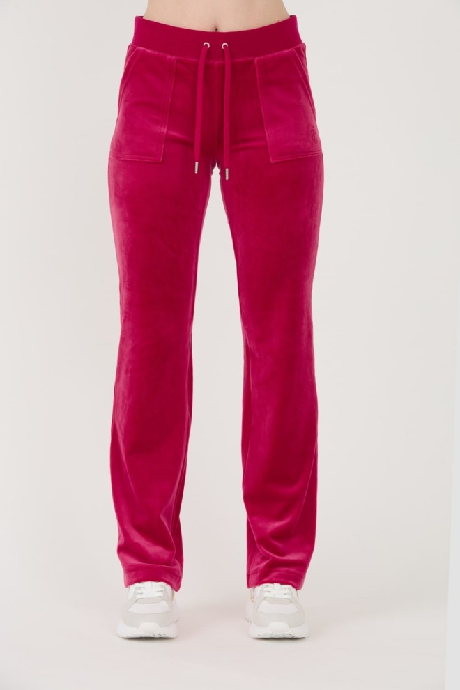 Pantaloni de trening cu buzunare Del Ray pentru femei JUICY COUTURE Red