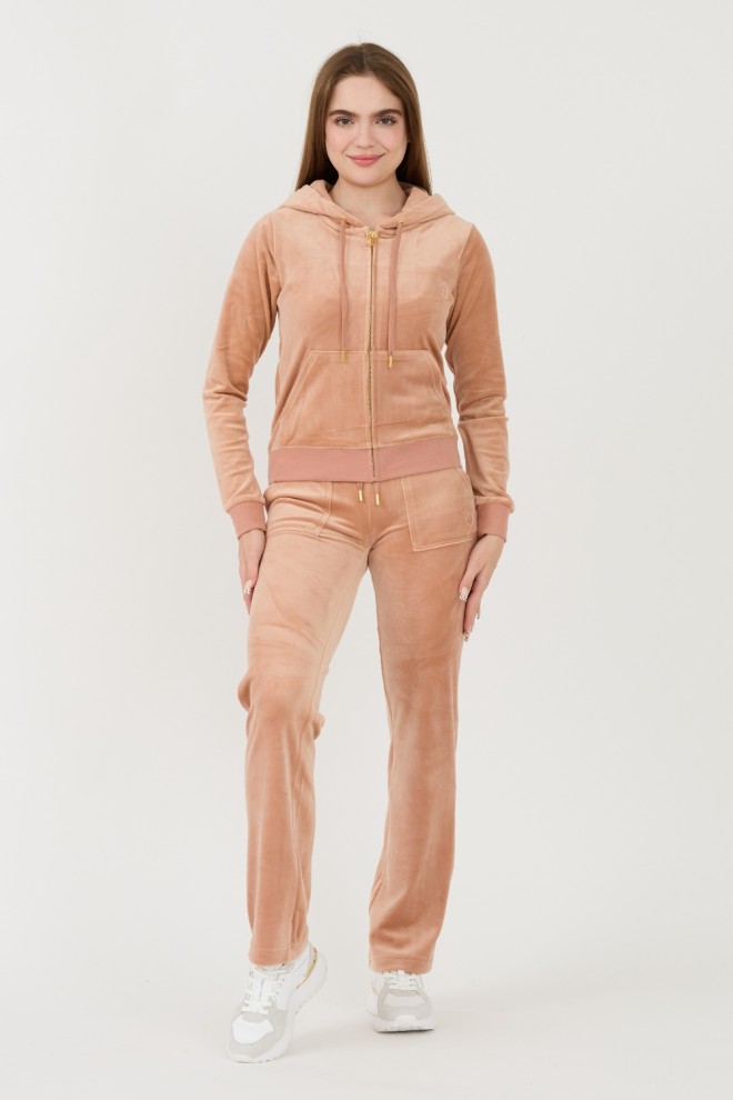 JUICY COUTURE Pantaloni de trening cu buzunare Del Ray Gold bej pentru femei