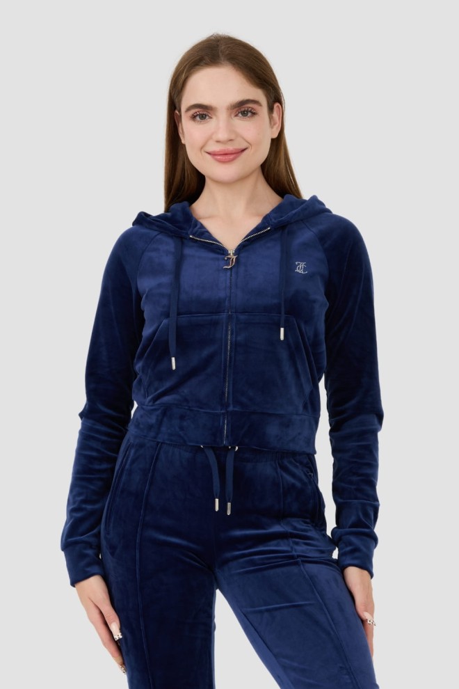 JUICY COUTURE Granatowa bluza Madison Hoodie