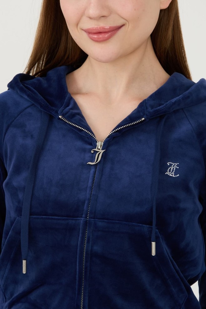 JUICY COUTURE Granatowa bluza Madison Hoodie