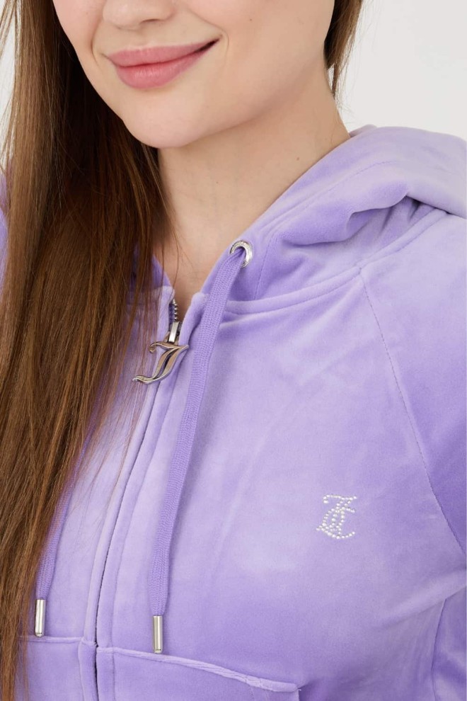 JUICY COUTURE Purple Madison Hoodie.