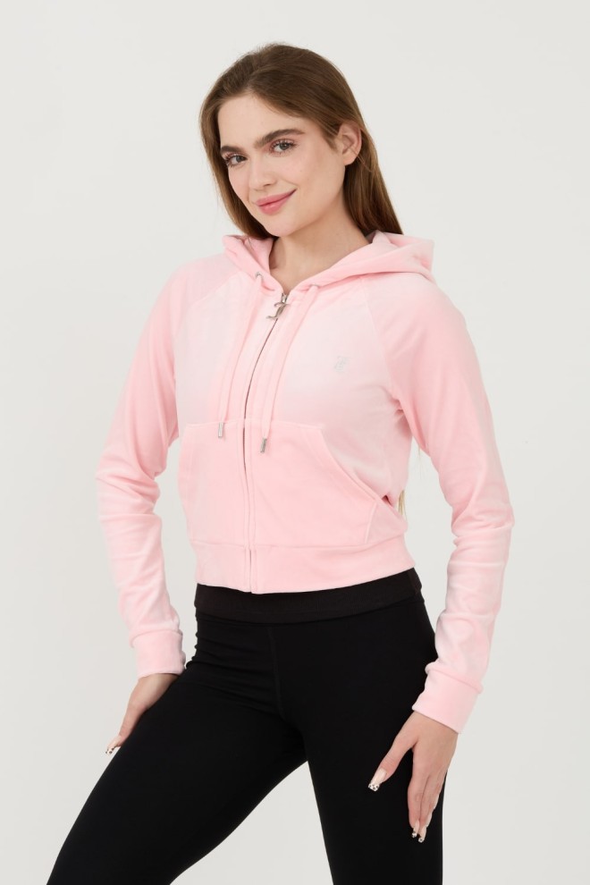 JUICY COUTURE Różowa bluza Madison Hoodie