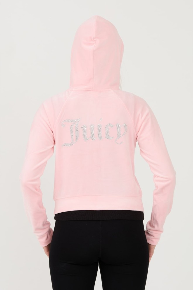 JUICY COUTURE Różowa bluza Madison Hoodie