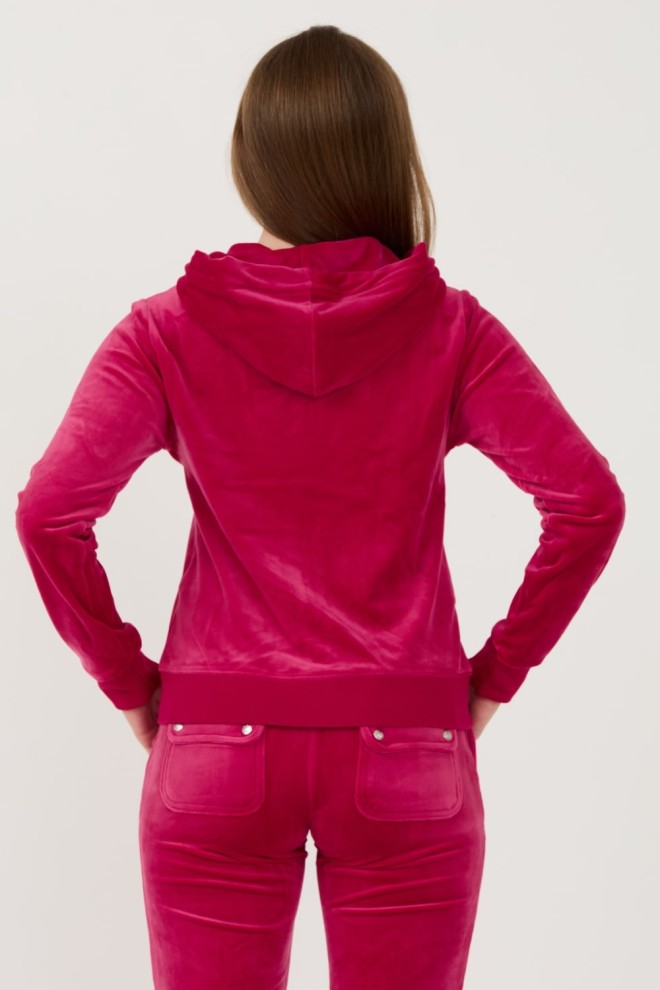 JUICY COUTURE Czerwona bluza Robertson Hoodie