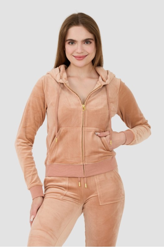 JUICY COUTURE Beżowa bluza...