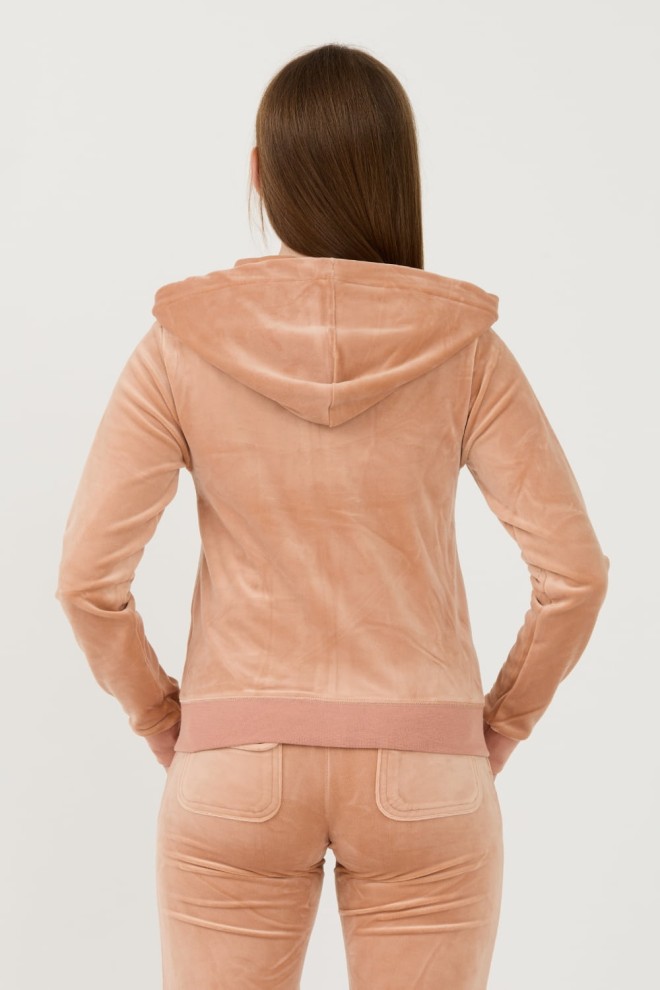 JUICY COUTURE Beige Robertson Gold Hoodie