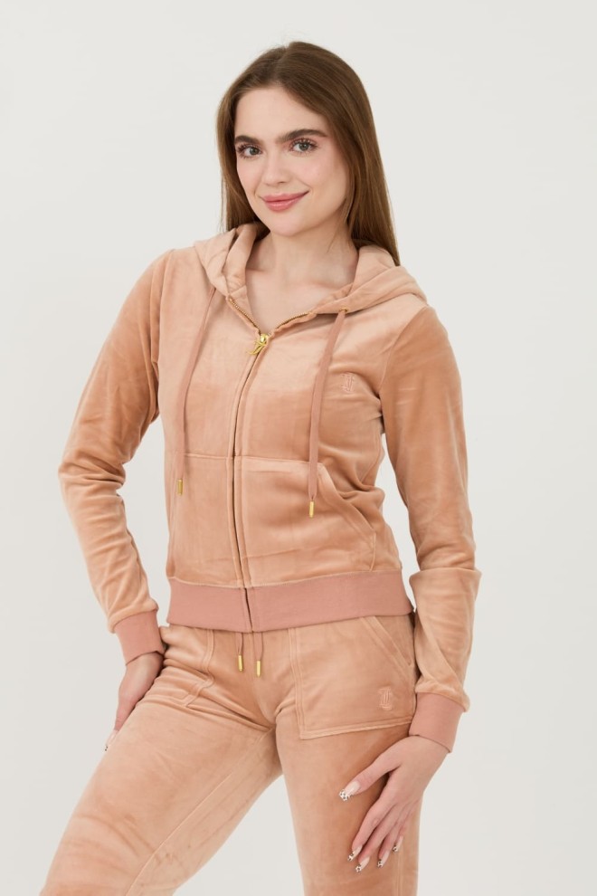 JUICY COUTURE Bej Hoodie Robertson Gold pentru femei