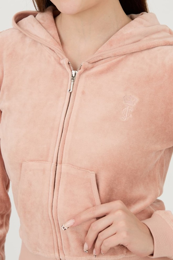 JUICY COUTURE Beige Heritage Robyn Hoodie