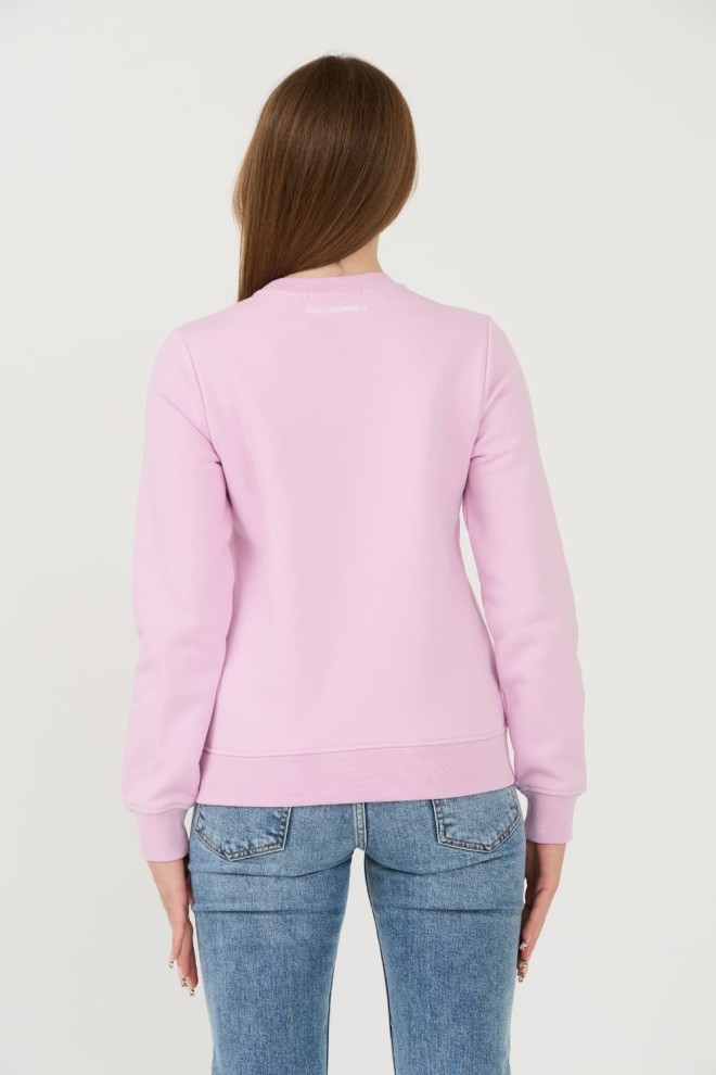 KARL LAGERFELD Lavender Iconic 2.0 Sweatshirt