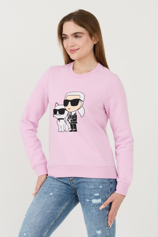 KARL LAGERFELD Lavender Iconic 2.0 Sweatshirt