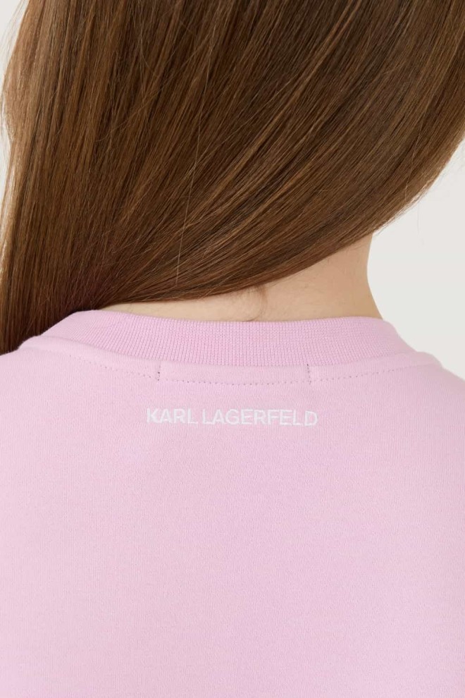 KARL LAGERFELD Lavender Iconic 2.0 Sweatshirt