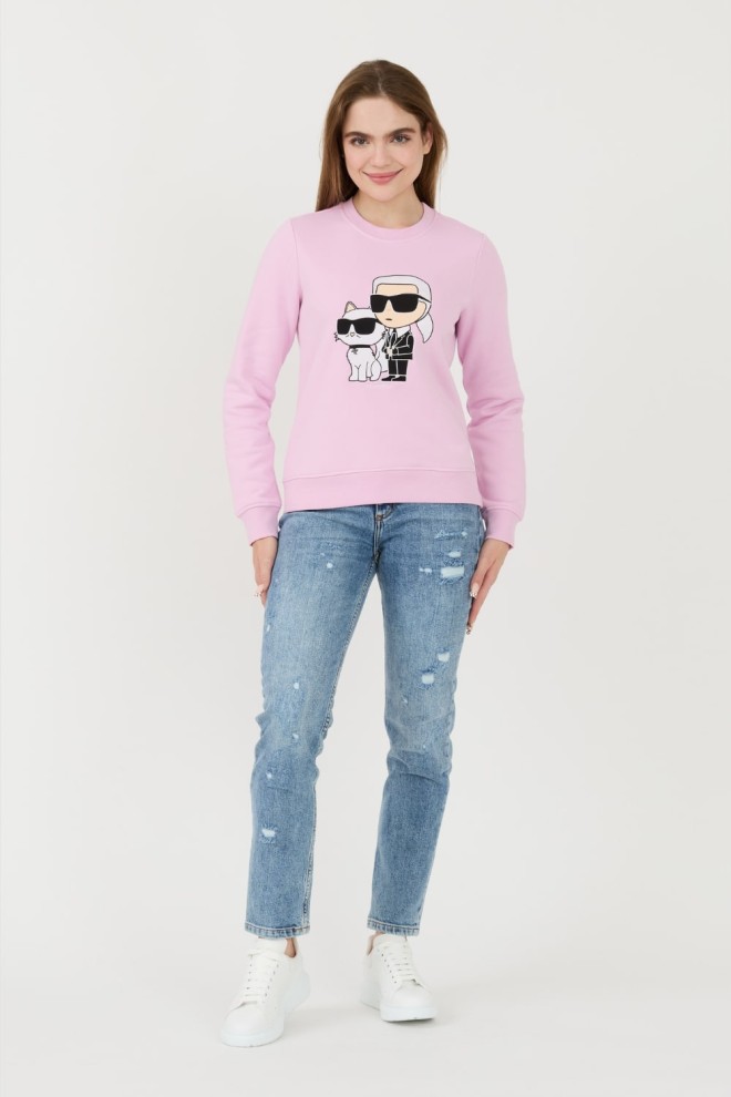 KARL LAGERFELD Lavender Iconic 2.0 Sweatshirt