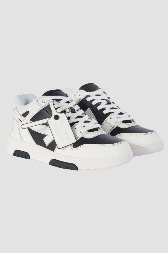 OFF-WHITE Black and White Out Of Office Sneakers