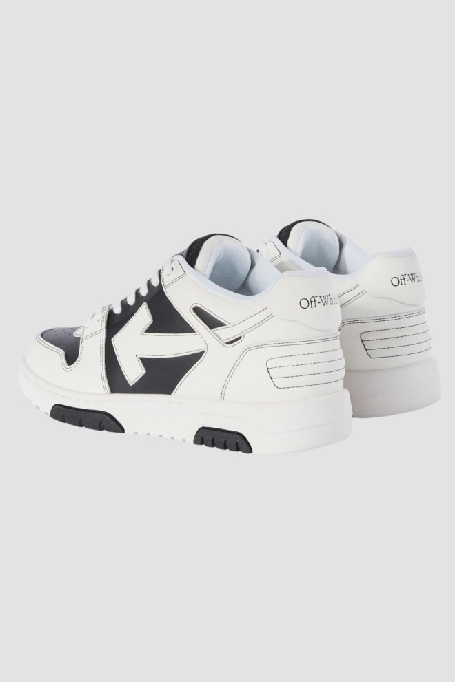 OFF-WHITE Black and White Out Of Office Sneakers