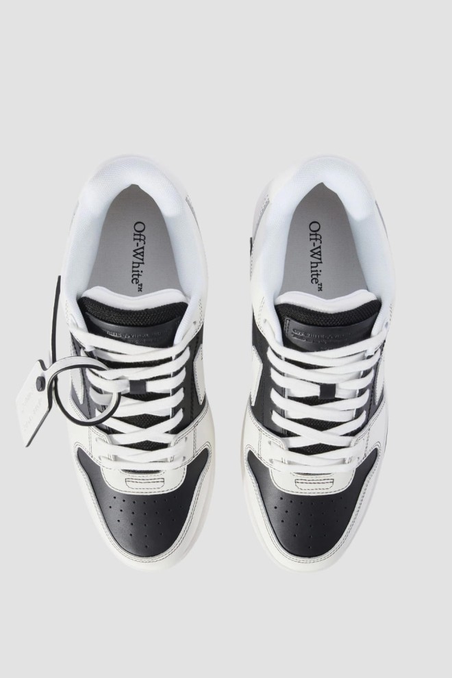 OFF-WHITE Black and White Out Of Office Sneakers