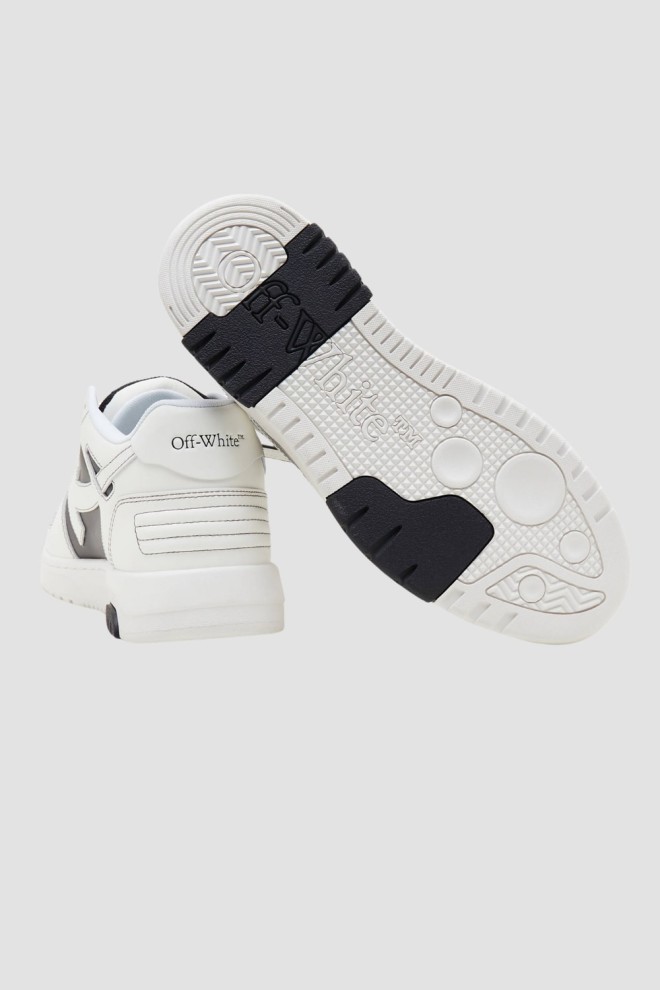 OFF-WHITE Adidași Out Of Office în alb și negru
