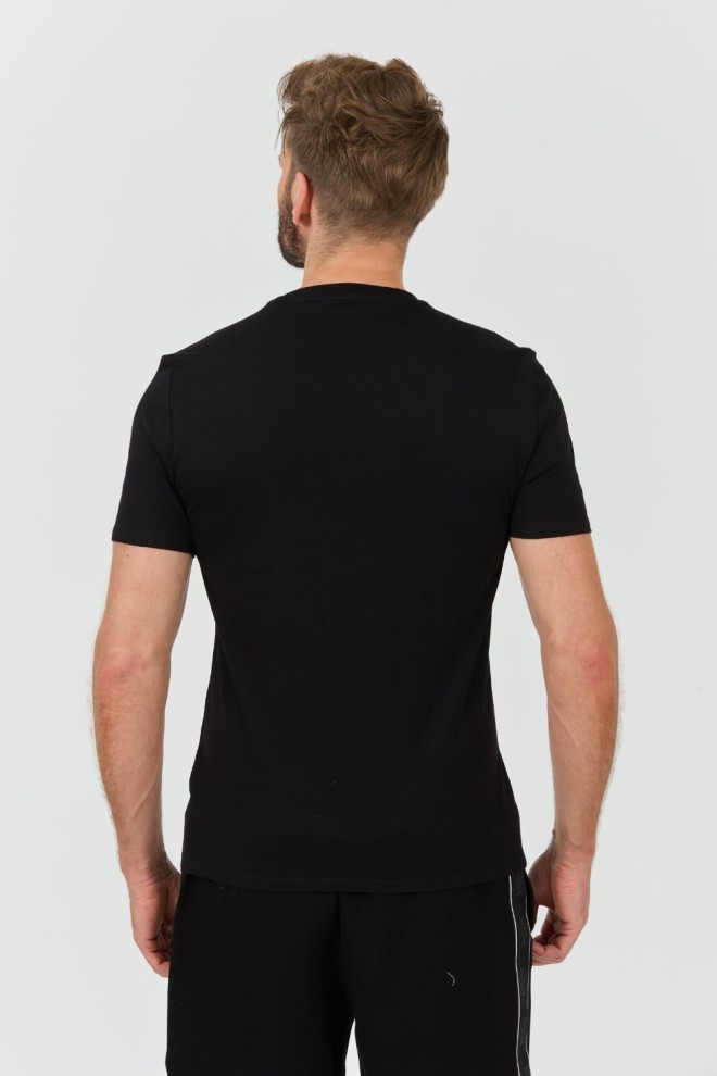 GUESS Black t-shirt with large Clsc Tri Logo