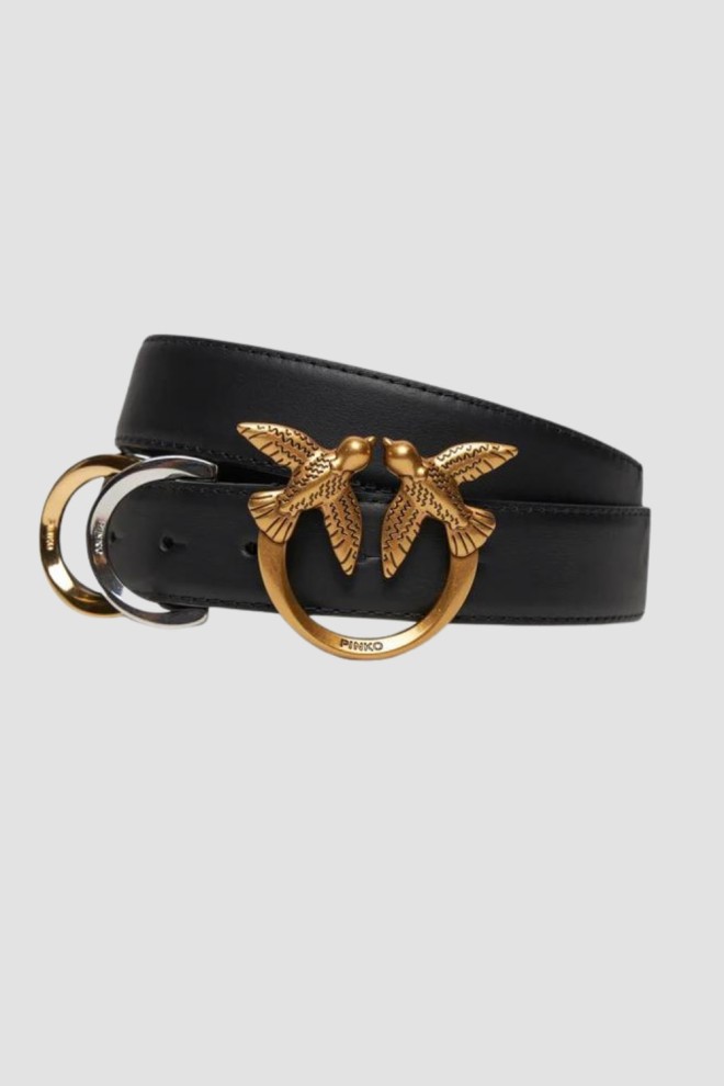 PINKO Black Cobain Belt H3