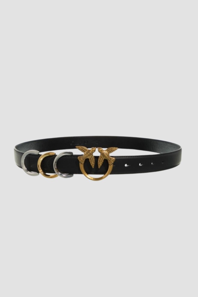 PINKO Black Cobain Belt H3