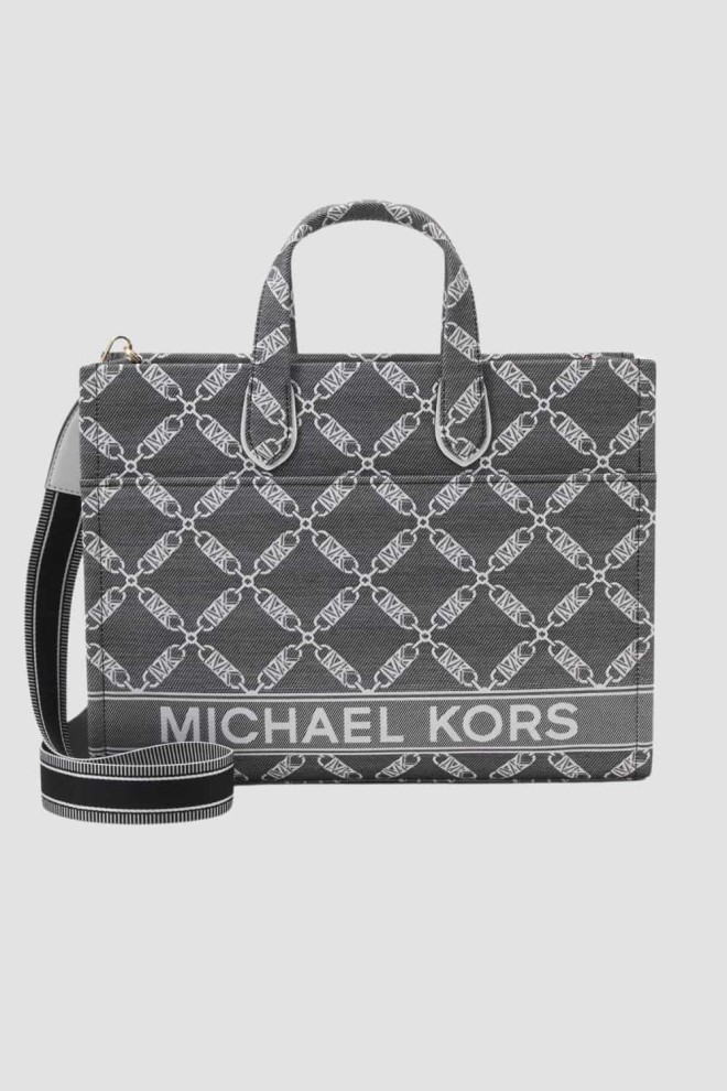 MICHAEL KORS Grey LG Grab Tote Shopper Bag