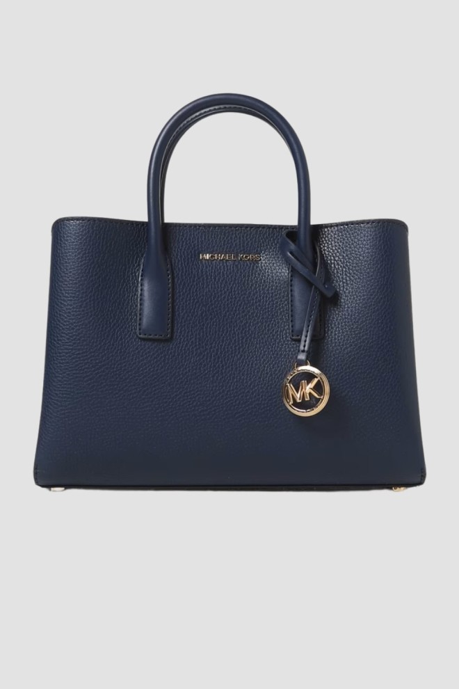 MICHAEL KORS Geantă de mână SM Satchel albastru marin