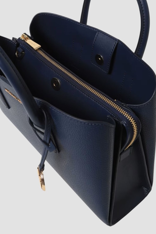 MICHAEL KORS Navy blue SM Satchel handbag