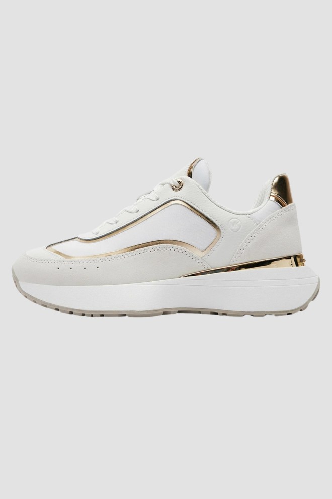 MICHAEL KORS Białe sneakersy Ari Trainer