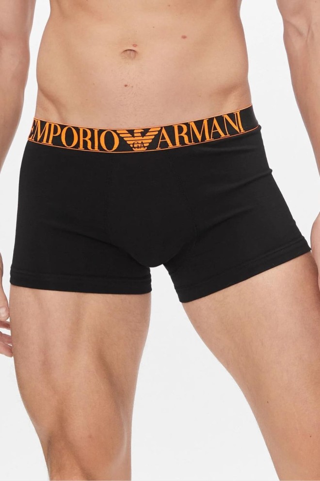 EMPORIO ARMANI Zestaw męskich czarnych bokserek 3PACK