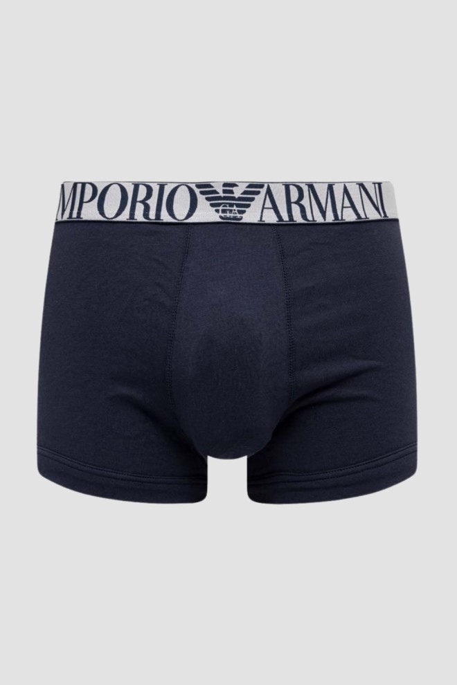 EMPORIO ARMANI Granatowy zestaw bokserek 3PACK