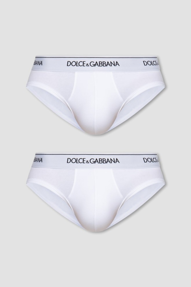 DOLCE & GABBANA білі 2PACK труси