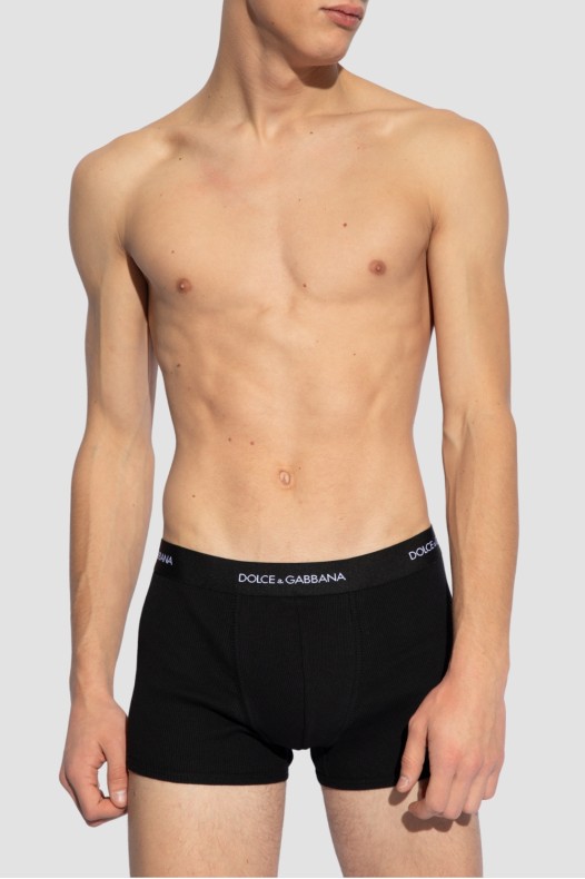 DOLCE & GABBANA Black boxer...