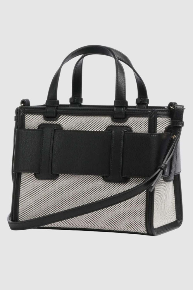 ARMANI EXCHANGE Small Black and White Classic Handbag