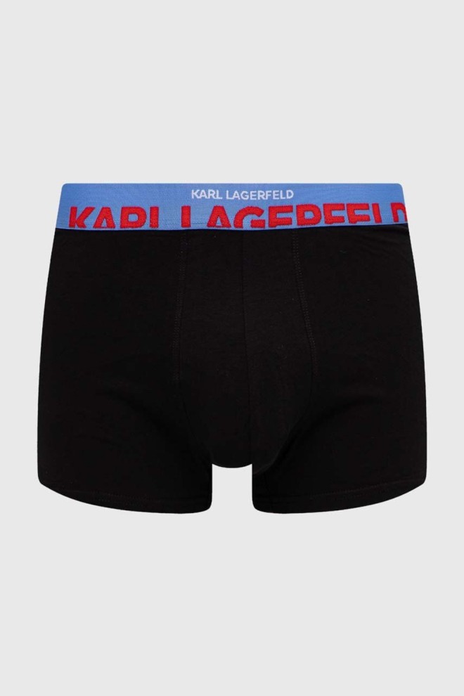 KARL LAGERFELD Set de boxeri negri 3PACK