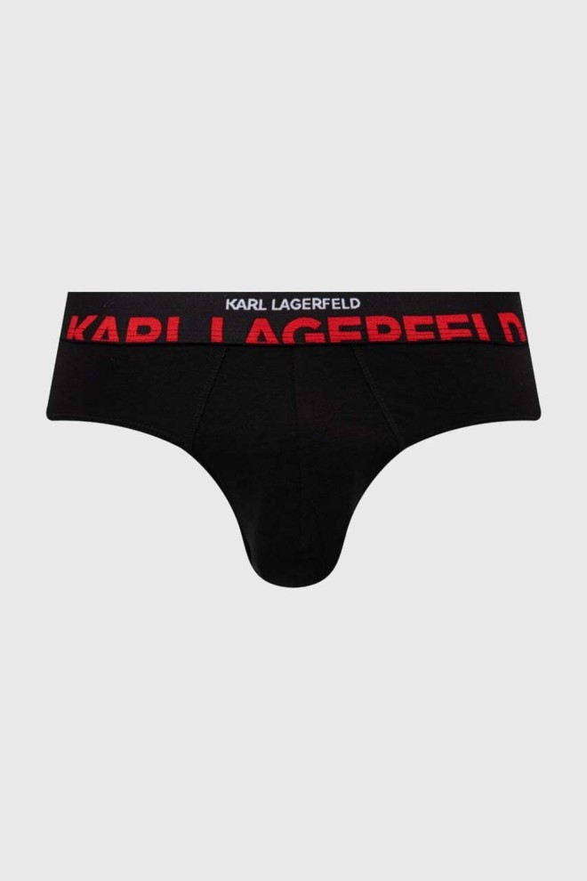 KARL LAGERFELD Set slip negru 3PACK