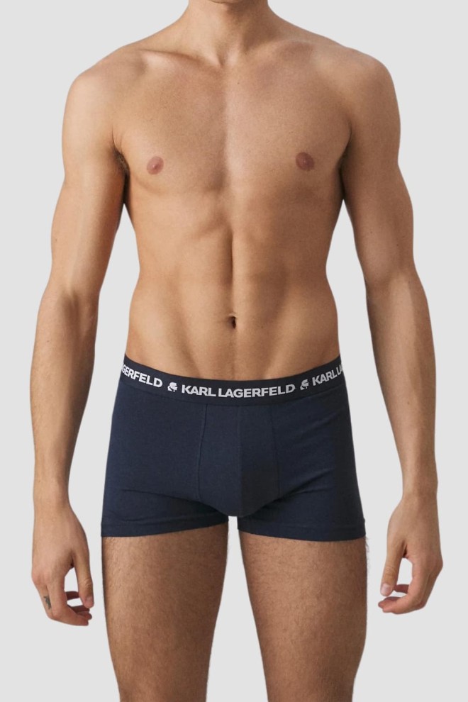 KARL LAGERFELD navy blue boxer shorts set 3PACK