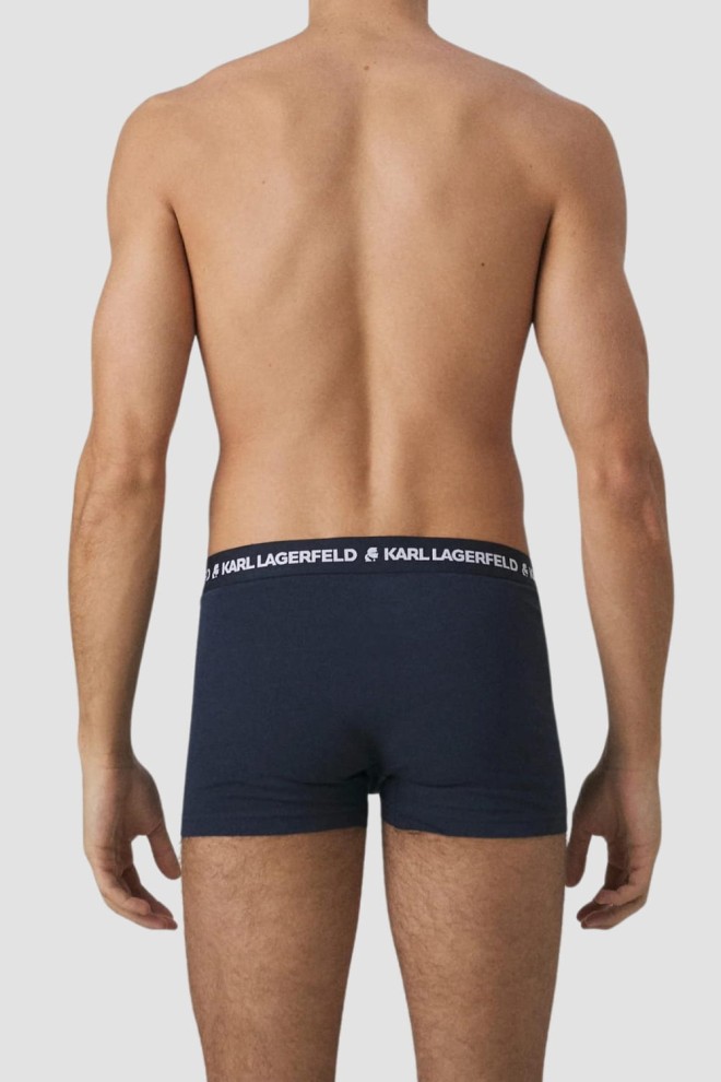 KARL LAGERFELD navy blue boxer shorts set 3PACK