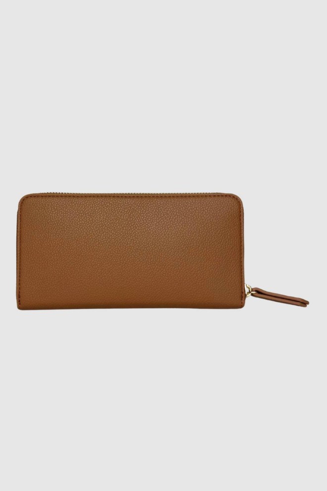 VALENTINO Brązowy portfel Arcadia Zip Around Wallet